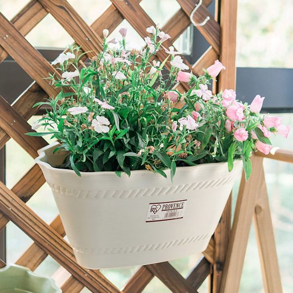 Hängande planteringskruka Väggmonterad blomkruka grön