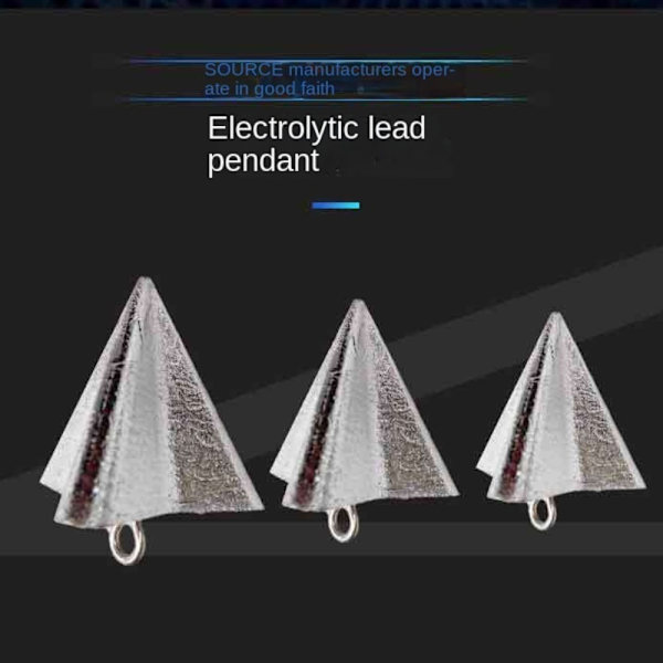1/2 stk Fiskeledningssynker Fiskevektsink 2PCS55G 55G 2pcs55g