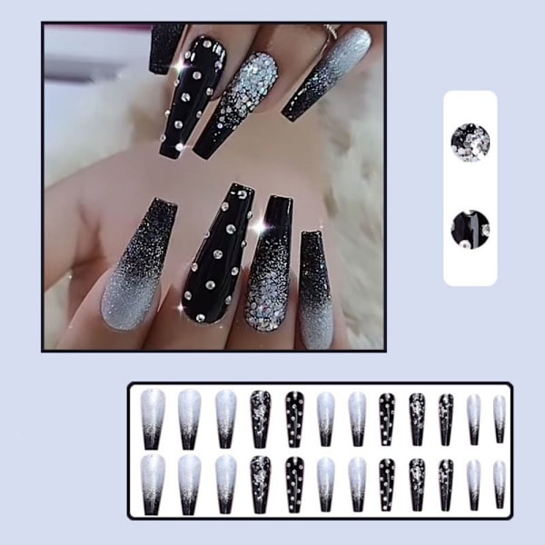 Fake Nails pitkät ranskalaiset 2 2 2
