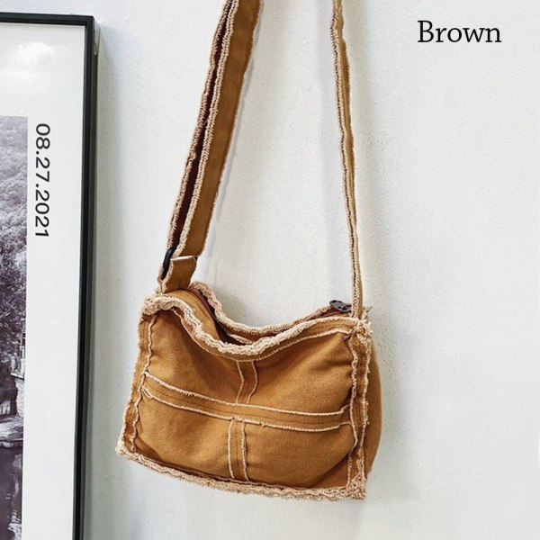 Axelväska Messenger Bag BRUN brown