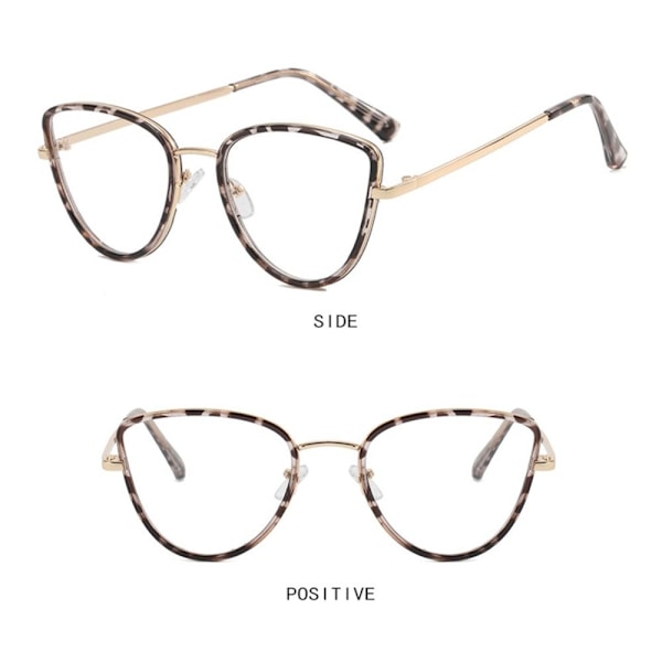 Anti-Blue Light Briller Overdimensionerede briller LEOPARD PRINT Leopard print