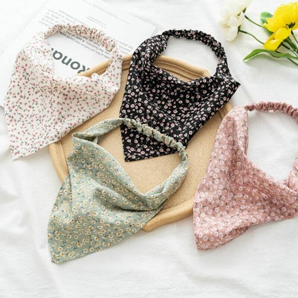 Triangel Head Wrap Pannband GRÖN Green