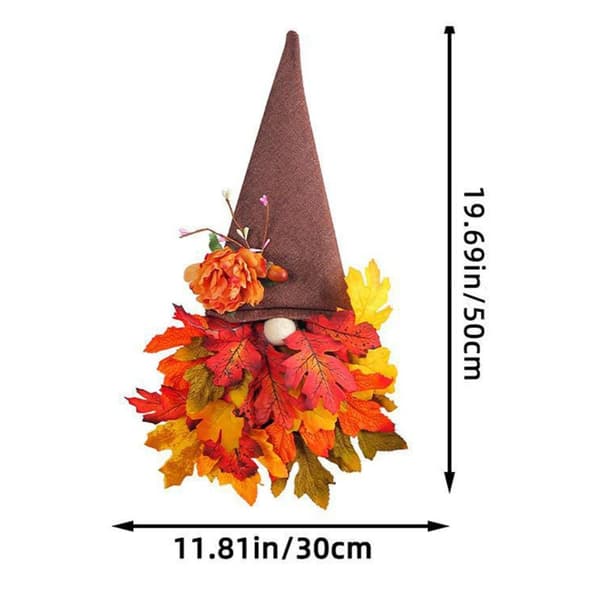 Fall Door Wreath Teardrop Swag kiitospäivän sisustus