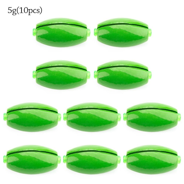 10 st Fiskeledningssänkare Fiskeviktsänkare 5G(10st) 5g(10pcs)