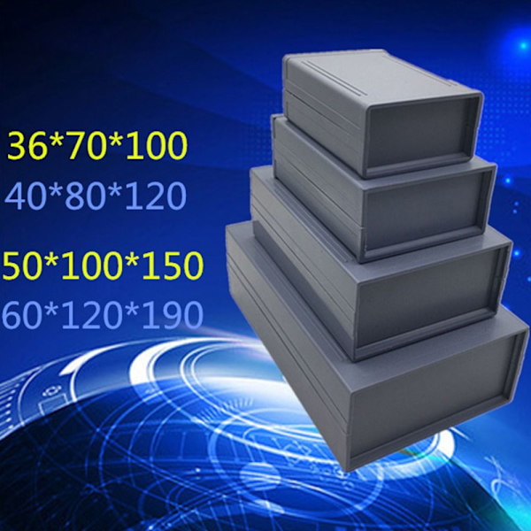 Elektronisk projektboks Vandtæt dæksel Projekt 40X80X120MM 40x80x120mm