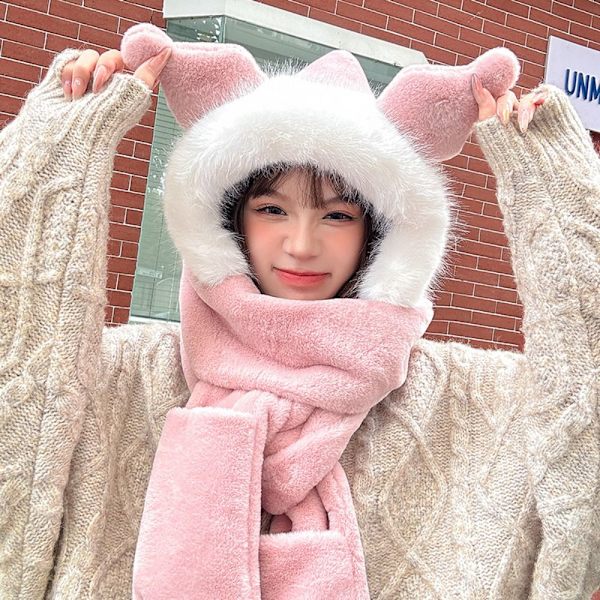 Talvihattu Rabbit Ears Hat WHITE Rabbit Rabbit White Rabbit-Rabbit