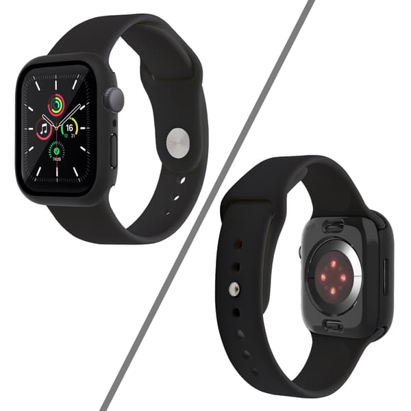 Vattentätt PC Case Guard Shell för Apple Watch Series 7 midnight green 41mm