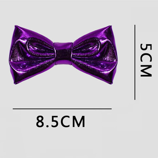 2kpl Shoe Clip Kiiltävät koristeklipsit SILVER silver