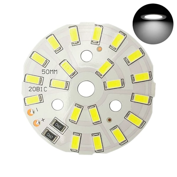5 STK LED-kildechip lysemitterende diode 3W VARM HVID 3W VARM 3W warm white