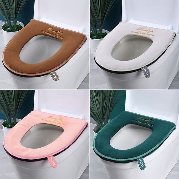 Toalettsetetrekk WC Ringmatte GRÅ Grey