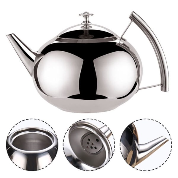 Vedenkeitin Teekeitin SILVER 1L SILVER 1L Silver 1L