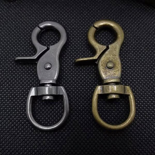 2 stk Metal Snap Hook Trækspænder BRONZE Bronze