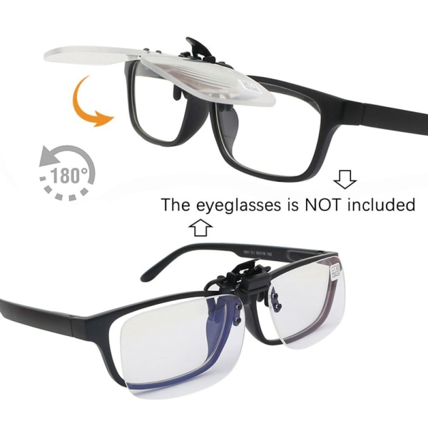 Clip Presbyopiske briller Læsebriller STRENGTH 200 Strength 200