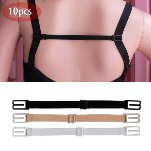 10 stk BH Strap Ryg Hasp Holdere SORT black