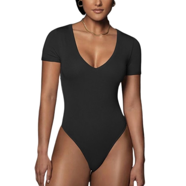 Body Jumpsuit BLACK S Black S