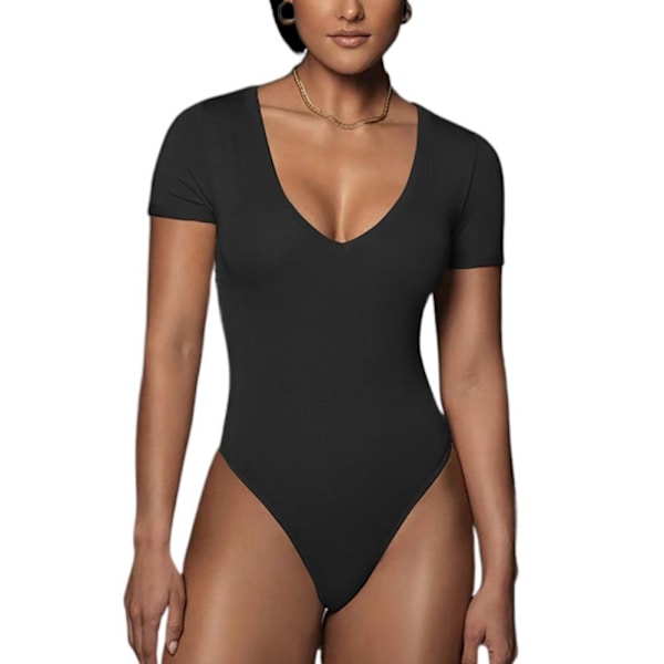 Bodysuit Jumpsuit SVART L Black L