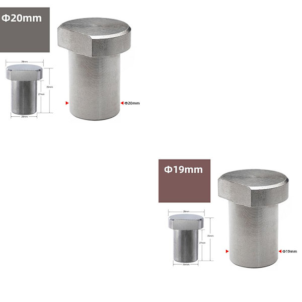 Arbetsbänk Peg Arbetsbänksstoppar SILVER 19MM 19MM silver 19mm-19mm