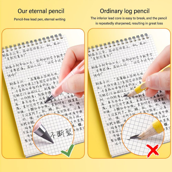 Inkless Eternal Pencil HB Unlimited Writing Pen 01 01 01