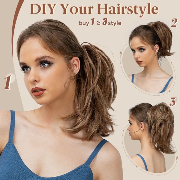 Hair Band Hair Extensions 6# 6# 6#