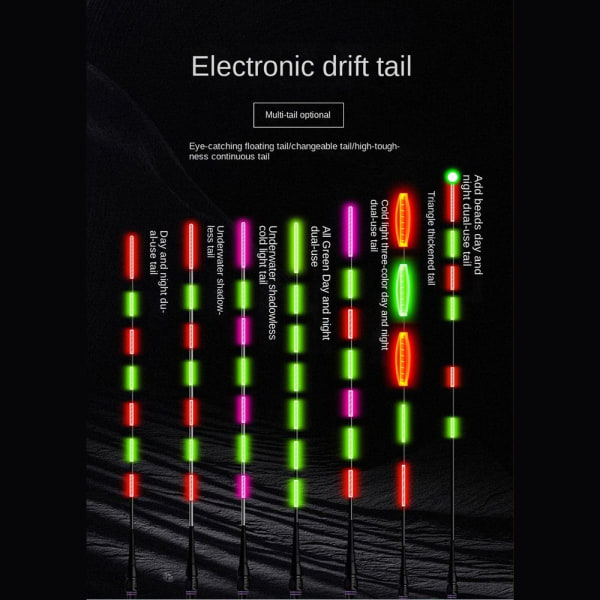 2 stk LED Fishing Smart Float Top Elektronisk flydebøje 54 54 54