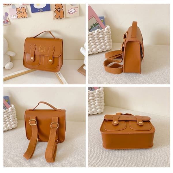 Barneryggsekk Shool Bag HVIT White