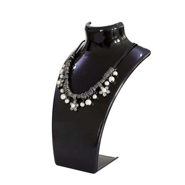 2 STK Halskæde Stand Display Stand SORT black