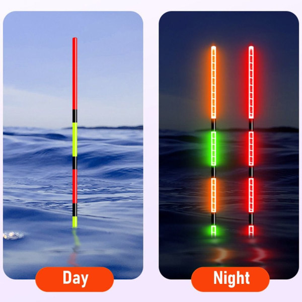 2kpl Elektroninen kalastuskelluke Light Float DE05 DE05 DE05