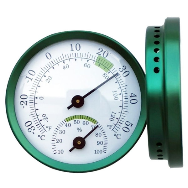 Pointer Type Hygrotermograf Termo-hygrometer GRØN green