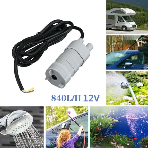 12V Högflödes Vattenpump Dränkbar Pump