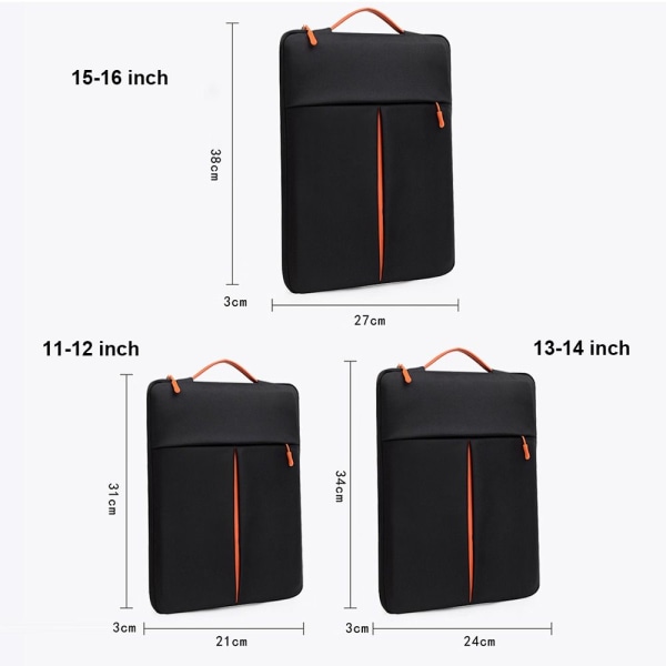 13 15 tuuman kannettavan tietokoneen käsilaukku Ultrabook Sleeve Case HARMAA 13-14 TUUM Grey 13-14 inch