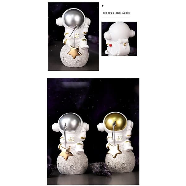 Astronaut Ornament Figuriner SILVER silver