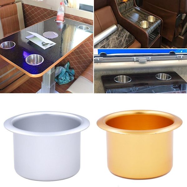 Bilkonvertering Legering Koppholder Drikkeflaskeholder GULL Gold