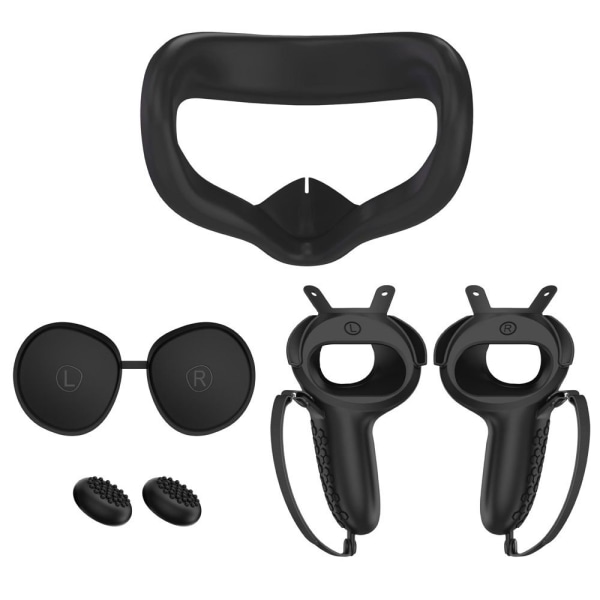 VR Controller Grip Lens Protector Cover SORT black
