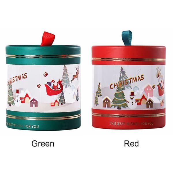 Jul Äpplen Box Presentförpackning RÖD red