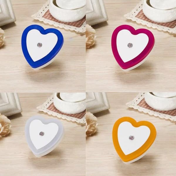2stk Natlys Induktionslampe ORANGE EU STIK EU STIK Orange EU Plug-EU Plug