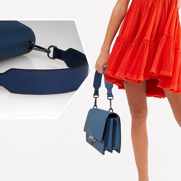 Læder håndtaske strop Firkantet clutch taske håndtag APRIKOS Apricot
