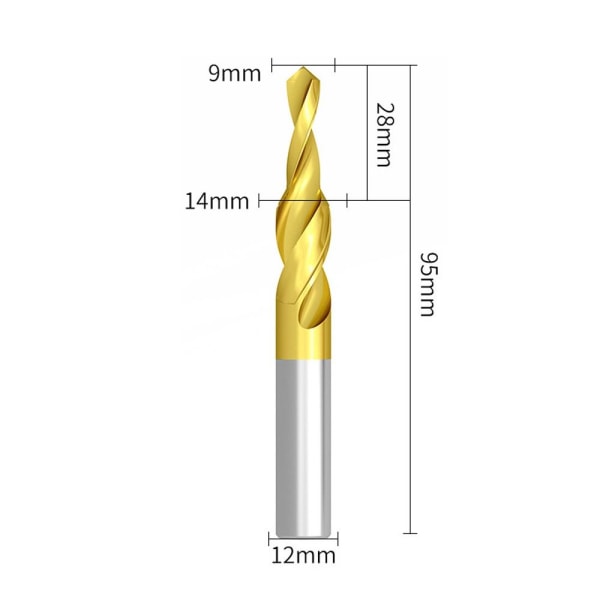 Avgrading Drill Spiralbor M8-90 GRADER M8-90 GRADER M8-90 Degree