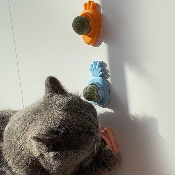 2ST Kattmyntabollar Katt Mint BLÅKATT KATT Blue Cat-Cat