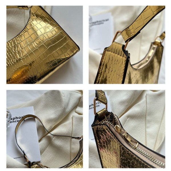 Skulderveske Handleveske GULL Gold