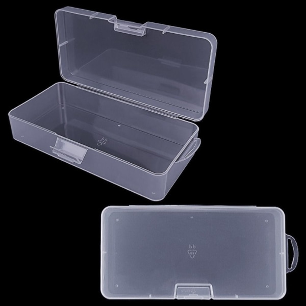 Läpinäkyvä säilytyslaatikko koruhelmisäiliö 15,1 x 6,5 x 4,6 cm 15.1x6.5x4.6cm