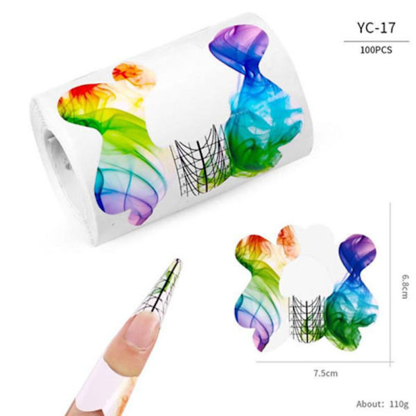 Nail Forms Sticker Manicure Design 02 02 02