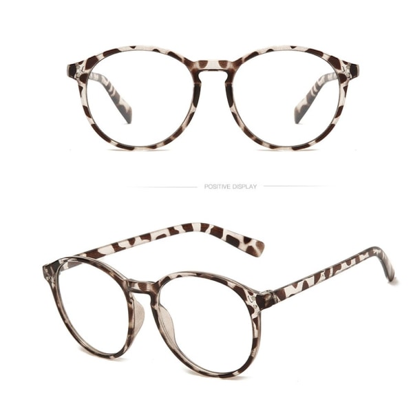 -1,0~-4,0 Myopi Glasögon Glasögon LEOPARD PRINT STYRKA 3,50 leopard print Strength 3.50-Strength 3.50