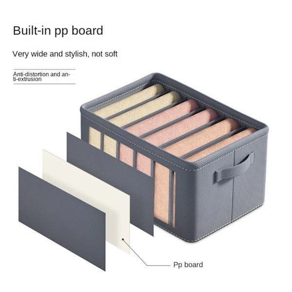 Tøj Opbevaringsboks Undertøj Opbevaringsskuffe 7 CELLER 7 CELLER 7 cells