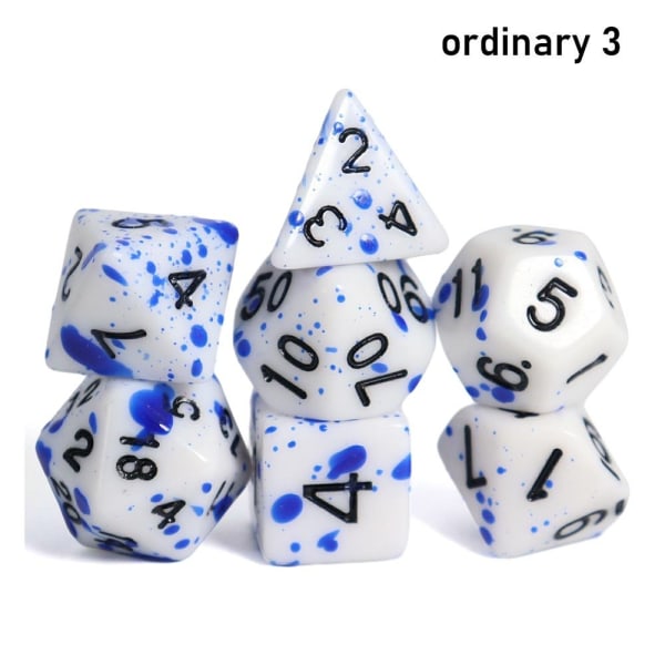 7st/ set DND-tärningar Polyedriska tärningar ORDINARY 3 ORDINARY 3 ordinary 3