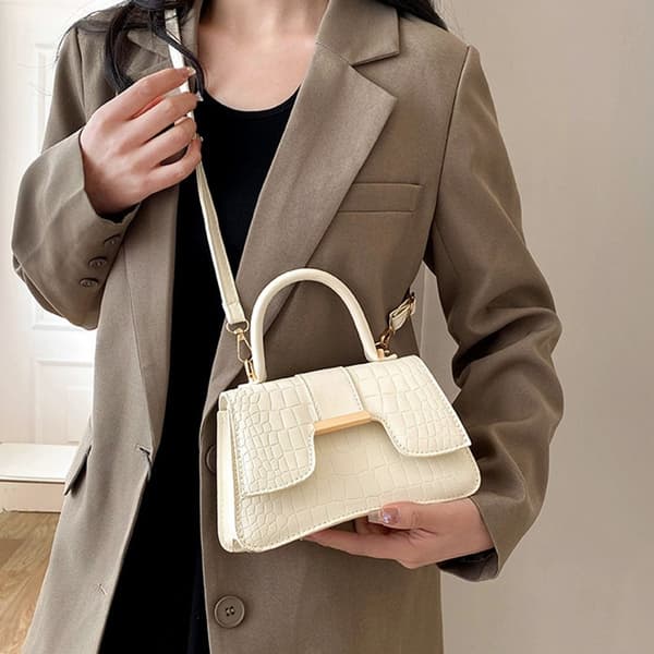Axelväska Messenger Bag VIT white
