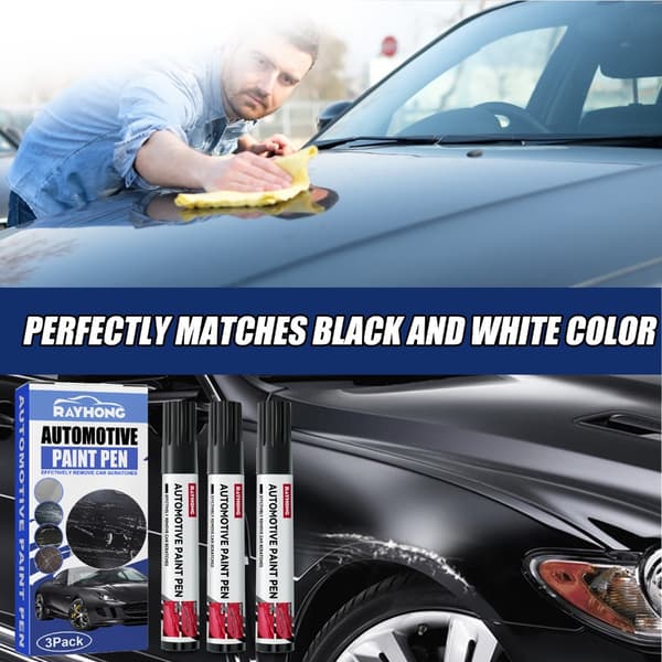 3 stk. Bilmaling Pen Auto Ridsefjerner SORT black