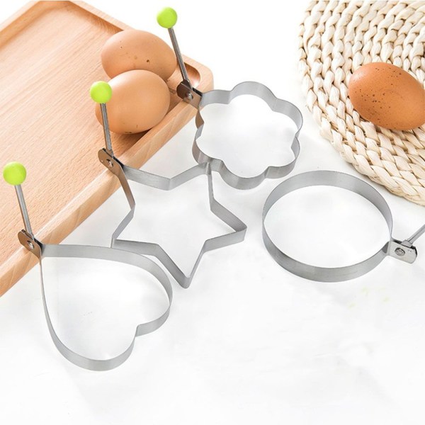 Stekt Egg Pannekake Shaper Stekeform STAR STAR Star