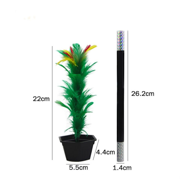Tomma krukor producerar blommor Magic trick LITEN small