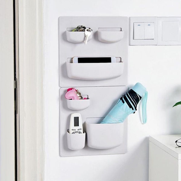 Opbevaringsstativ Diverse Opbevaringsholder LYS GRÅ A A light gray A-A