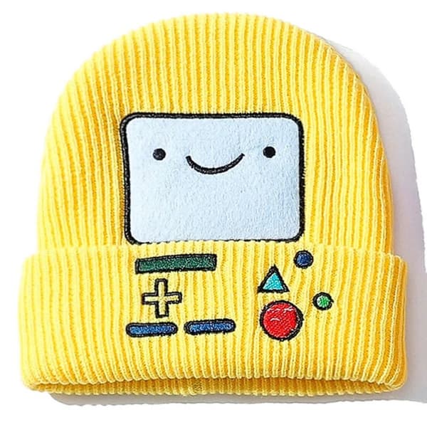 Knitting Beanies Hat Cold Cap GUL yellow